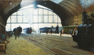 Morbelli-la Stazione-Centrale di Milano, 1889