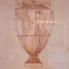 Keats’ drawing of the Sosibios vase.  Reproduction courtesy of Keats-Shelley House