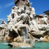 Fontana dei 4 fiumi, G.L. Bernini – Piazza Navona