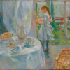 B. Morisot, Bambina con bambola o Interno di cottage – 1886, Musée d’Ixelles di Bruxelles